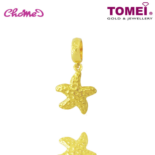 TOMEI Starfish Chomel Charm, Yellow Gold 916