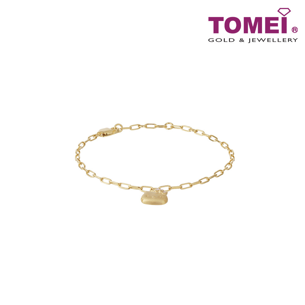 TOMEI Hello Kitty Bracelet, Yellow Gold 916