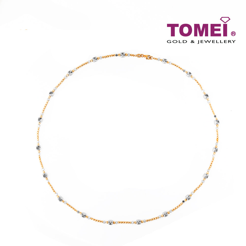 TOMEI Glitter in Sparks of Verve Necklace, Yellow Gold 916
