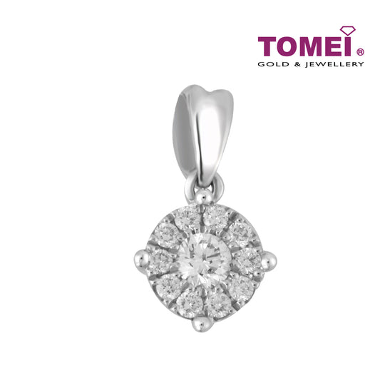 TOMEI Pendant, Diamond White Gold 750 (P3887)