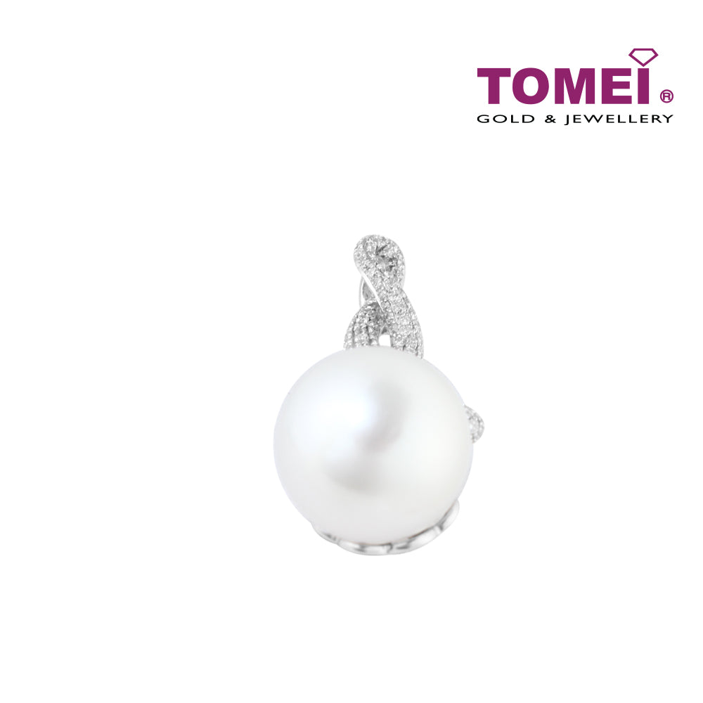 TOMEI Pendant, Diamond Pearl White Gold 750 (P1819V)