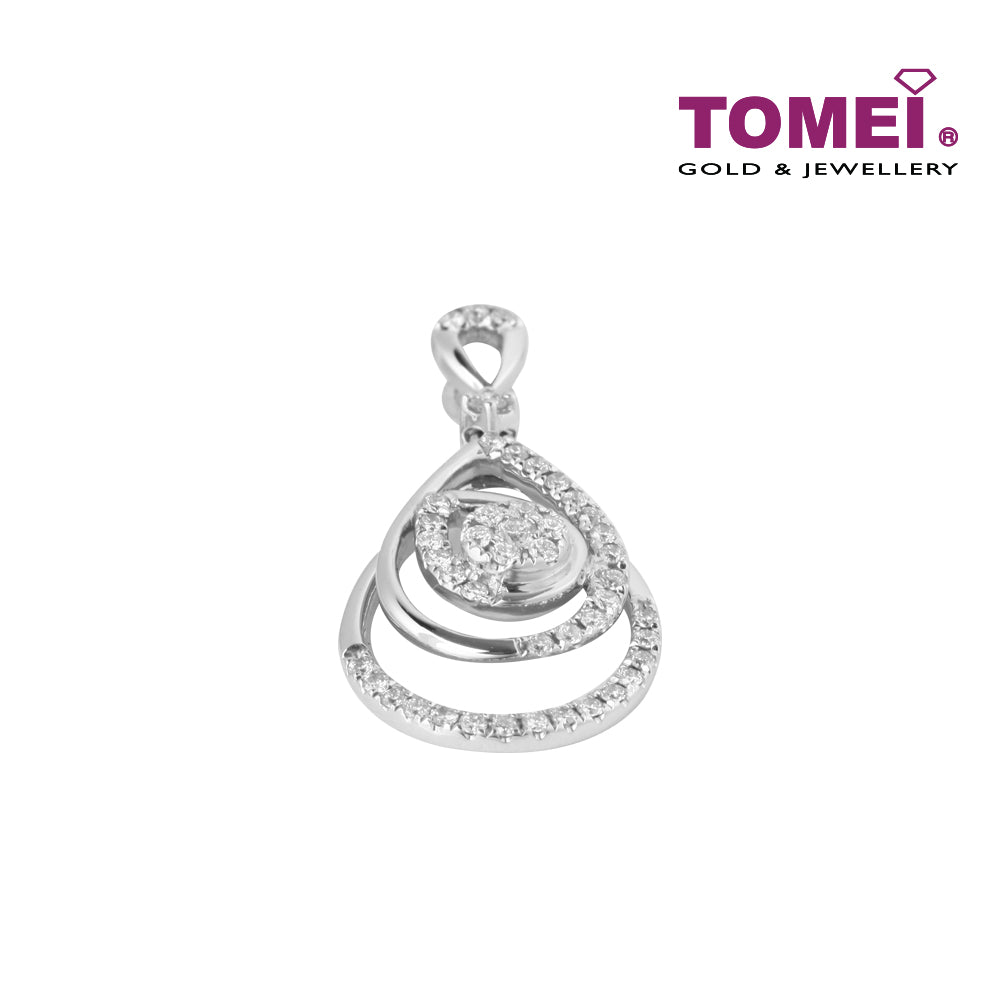 TOMEI Pendant, Diamond White Gold 750 (P4858)