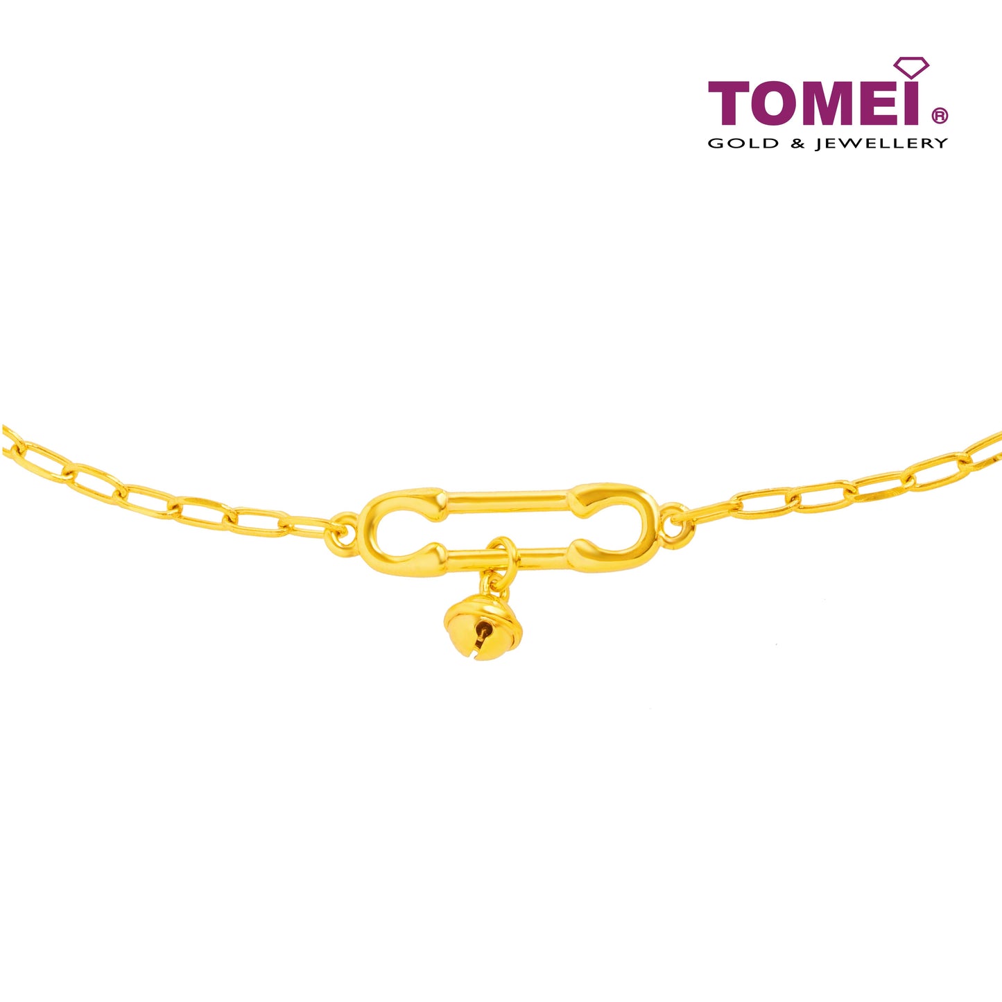 TOMEI Pin Bell Bracelet, Yellow Gold 916