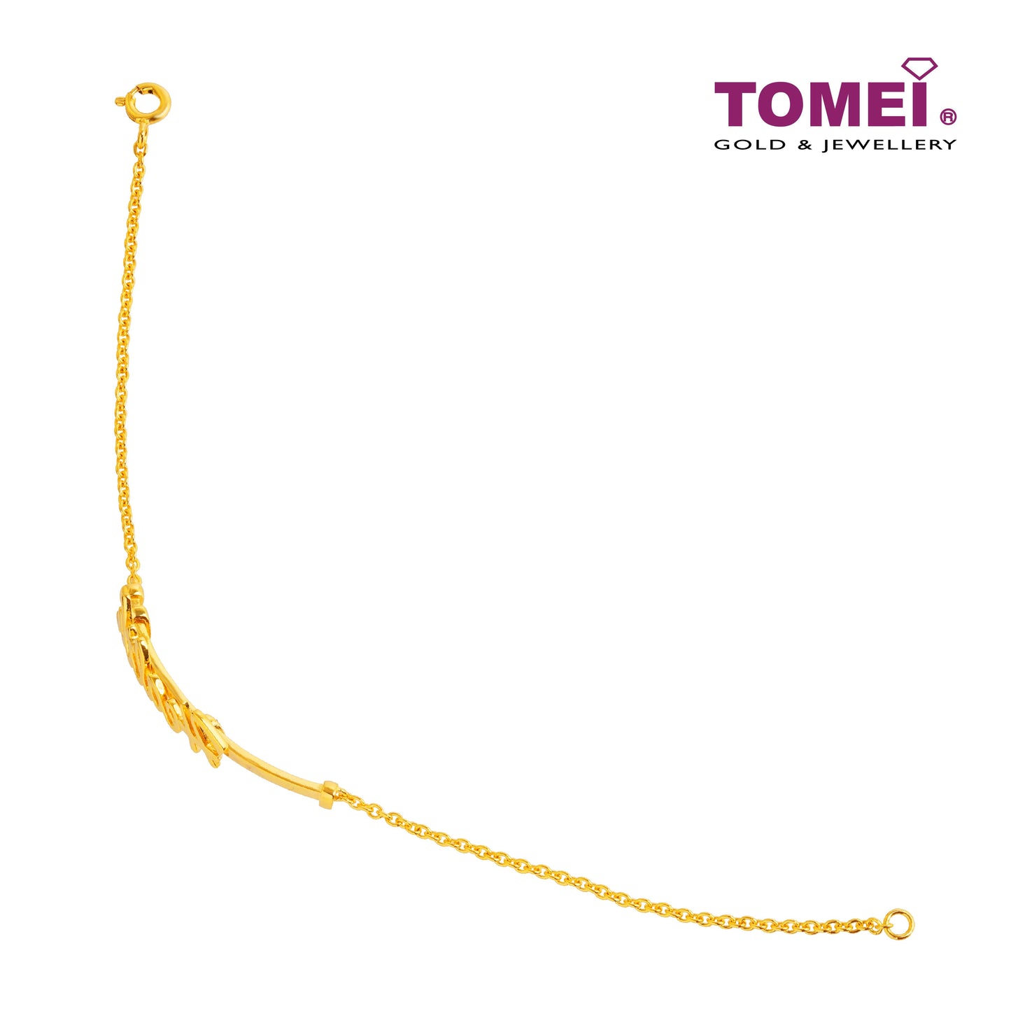 TOMEI Wishing You Good Health Bracelet, Yellow Gold 916