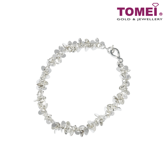 TOMEI Frosty Faith Dazzling Twinkles Adjustable Bracelet Tomei Sterling Silver 925 (SBZ59)