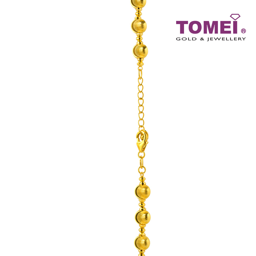 TOMEI Lusso Italia Ball Necklace, Yellow Gold 916