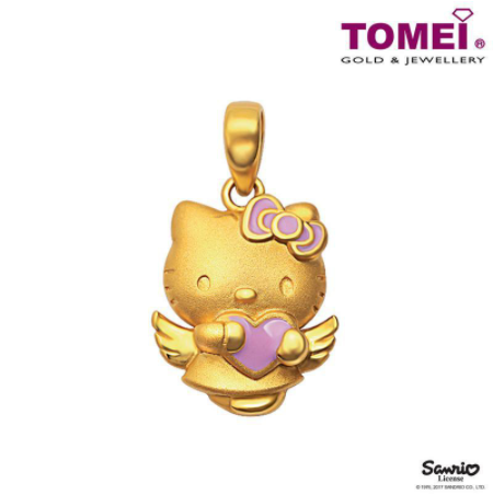 Hello kitty hot sale gold pendant