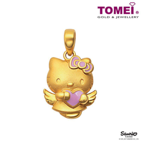 Hello kitty 2025 gold pendant