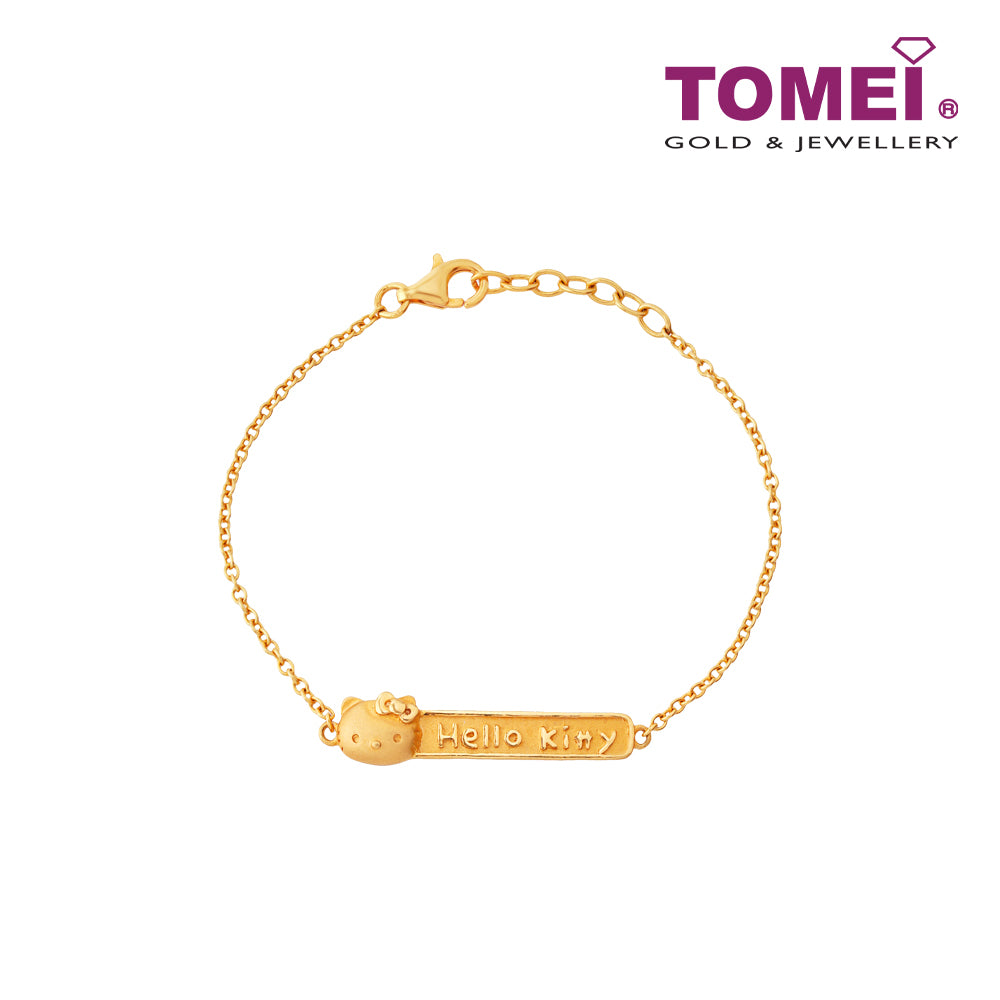 TOMEI X Hello Kitty Bracelet, Yellow Gold 916