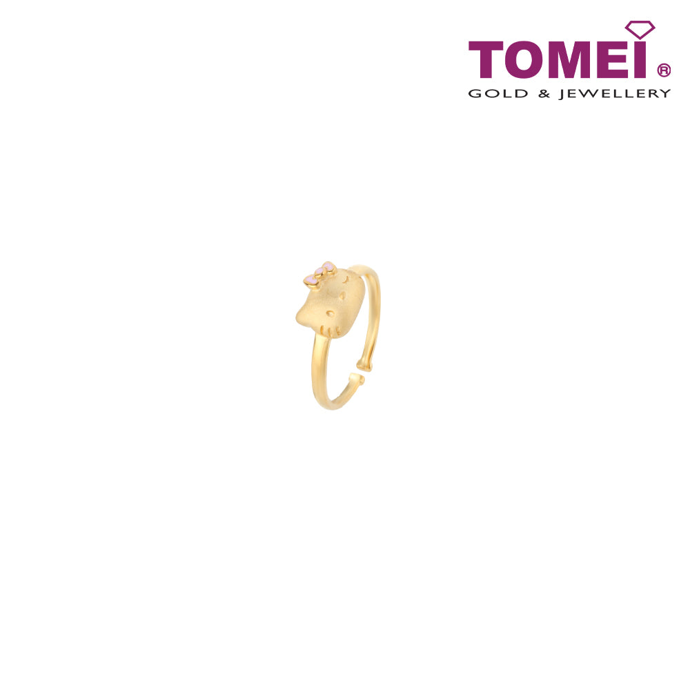 TOMEI x Hello Kitty Ring, Yellow Gold 916