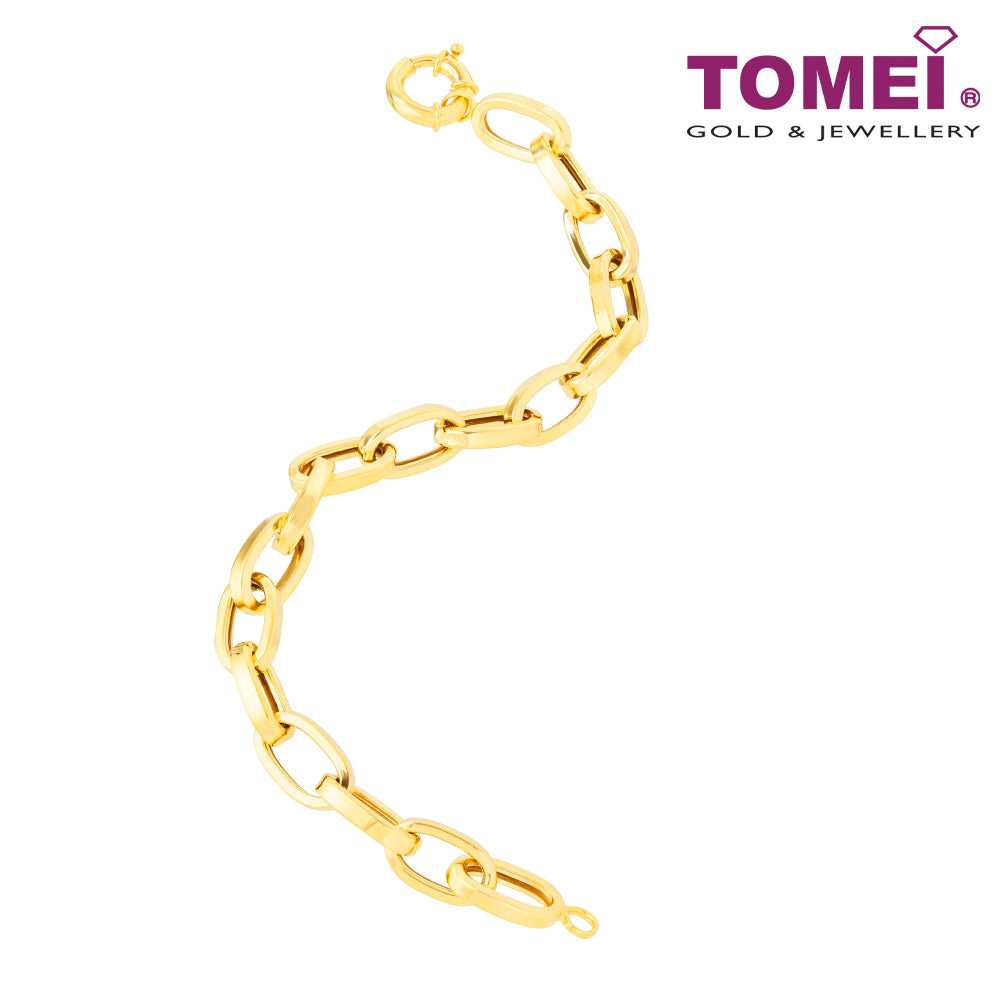 TOMEI Italy Bracelet, Yellow Gold 916