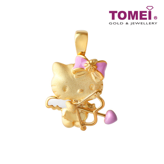TOMEI X Hello Kitty with Arrow Pendant, Yellow Gold 916