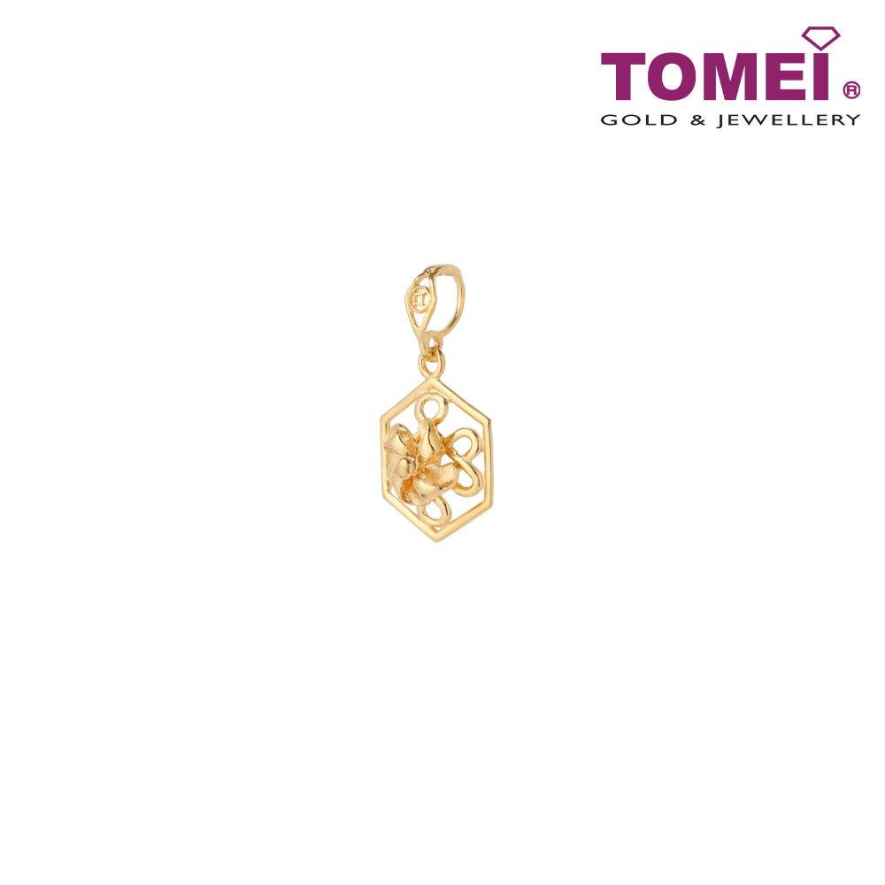 TOMEI Windmill Pendant, Yellow Gold 916