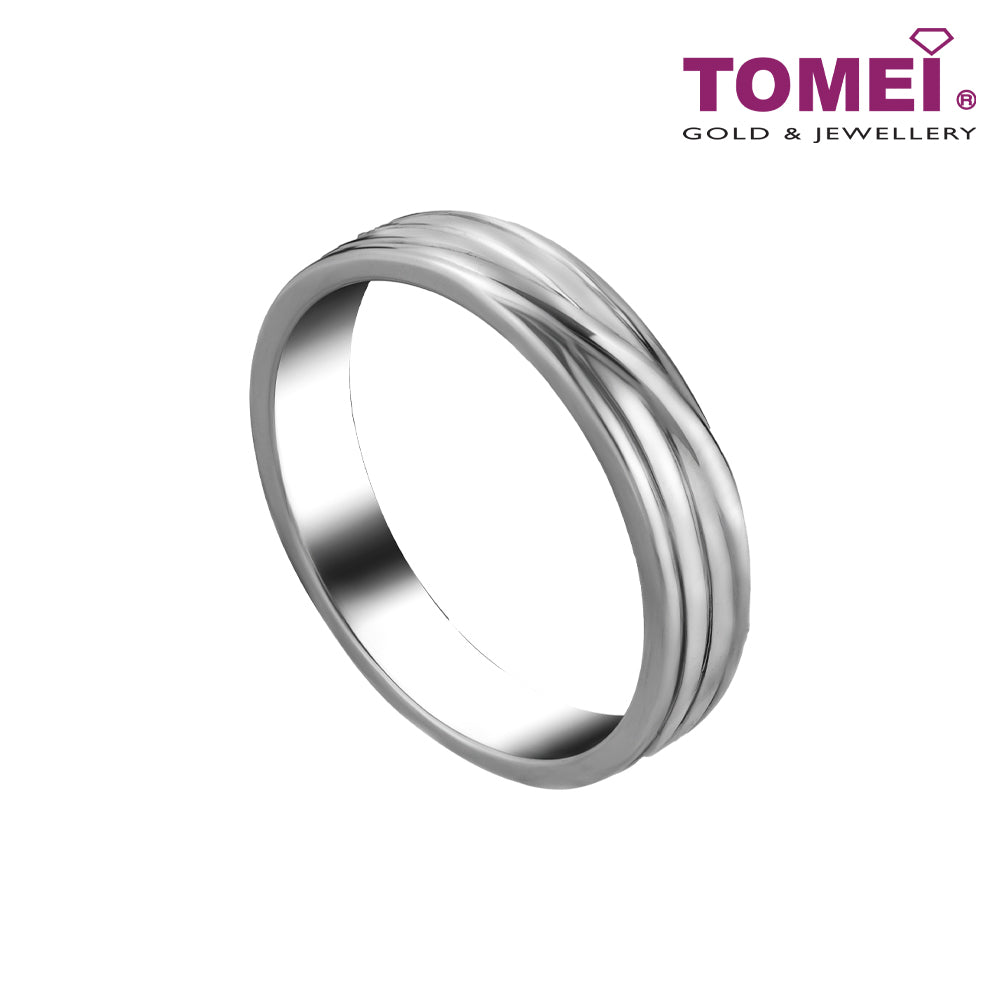 TOMEI Homme Collections, Men's Ring, Silver 925+Palladium