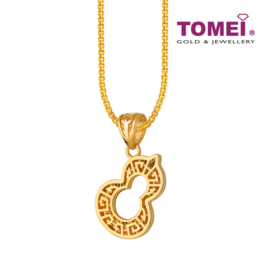 TOMEI Glimmer HuLu Pendant, Yellow Gold 916