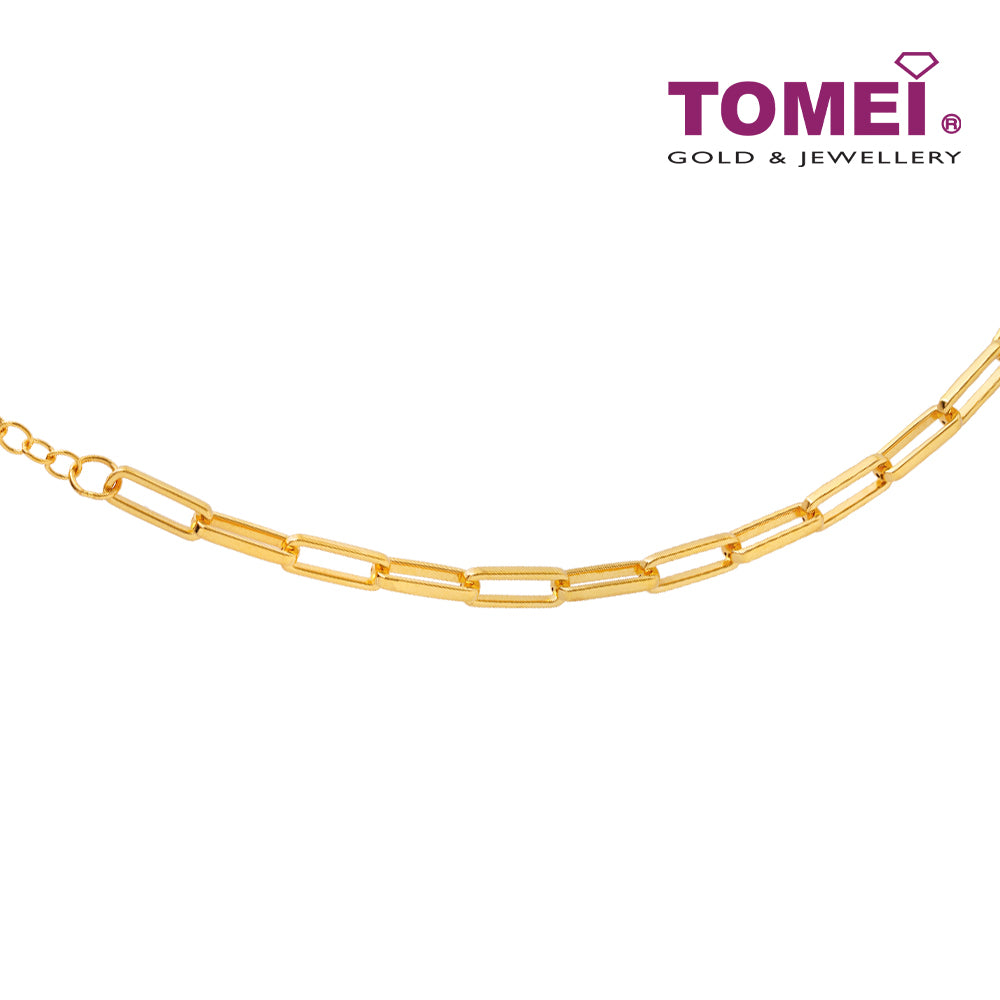 TOMEI Link Bracelet, Yellow Gold 999 (5D)