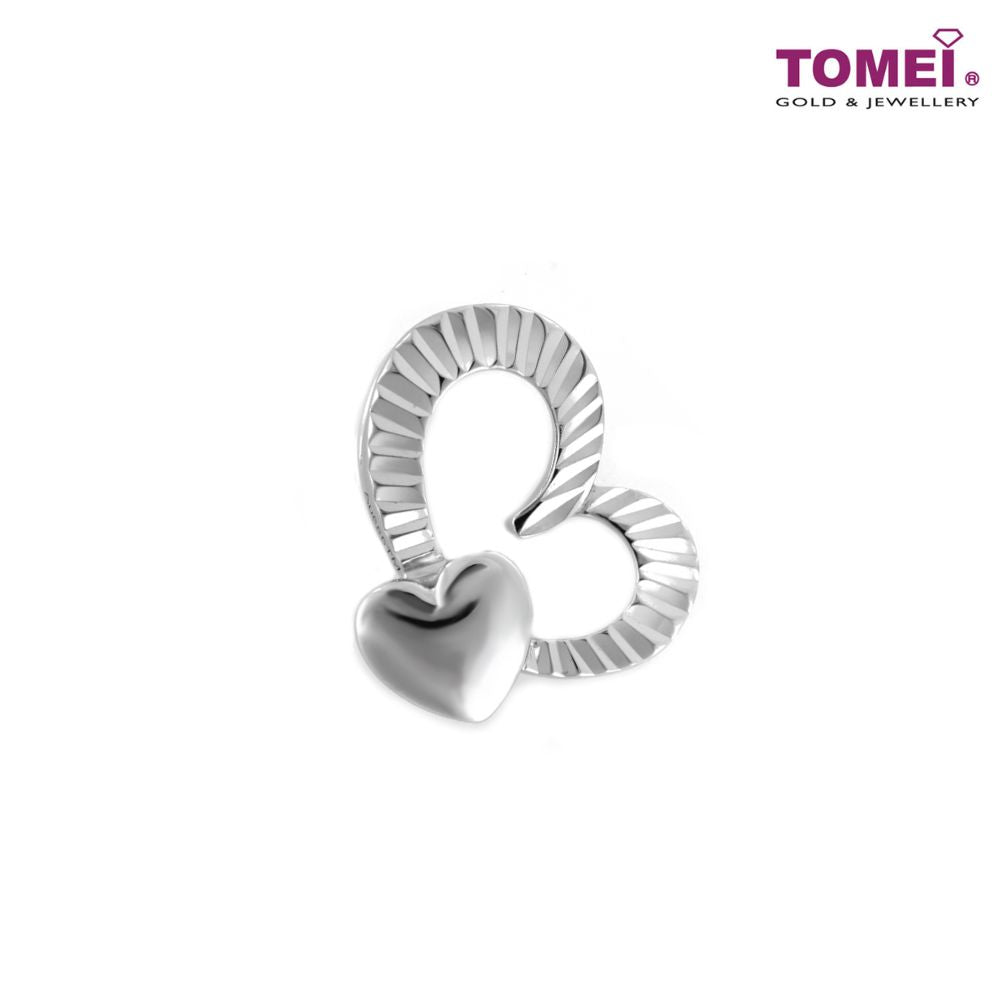 TOMEI Lovingly Romantic Vibes of Affection Pendant, White Gold 585