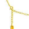 P3 TOMEI Diamond Cut Collection Snow Flake Necklace, Yellow Gold 916