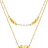 202410090752507d9dfcb5510b7f26a36ec8d3dc369115 TOMEI Love Beads Double Strand Necklace, Yellow Gold 916
