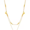 202410090752509a0f7b41886743a593c8bce708903ede TOMEI Love Beads Double Strand Necklace, Yellow Gold 916