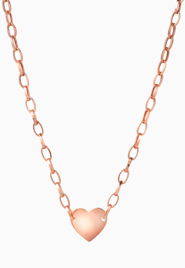 1100x762px_9FebWG_0016_2 TOMEI Love Chain Necklace, Rose Gold 585