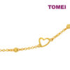 1000px_13June_0001_BB0084-1C TOMEI Minimalist Heart Bracelet, Yellow Gold 916