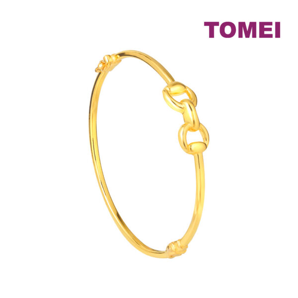1000px_24July_0017_9L-BK1641-1C TOMEI Minimalist Joint Bangle, Yellow Gold 916
