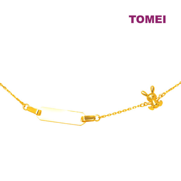 1000x1000_0005s_0000_Layer35 TOMEI Lusso Italia Rabbit Bracelet, Yellow Gold 916