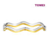 1000x1000_0006s_0000_Layer8 TOMEI Dual-Tone Wavy Bangle, Yellow Gold 916