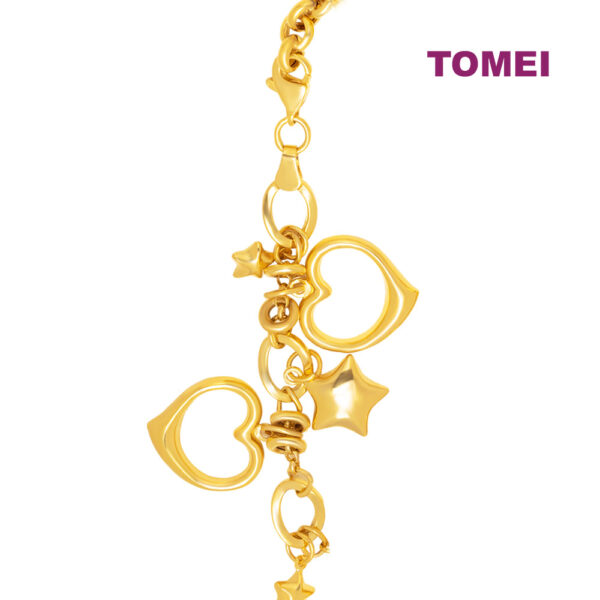 1000x1000_0012s_0000_Layer14 TOMEI Lusso Italia Love Bracelet, Yellow Gold 916