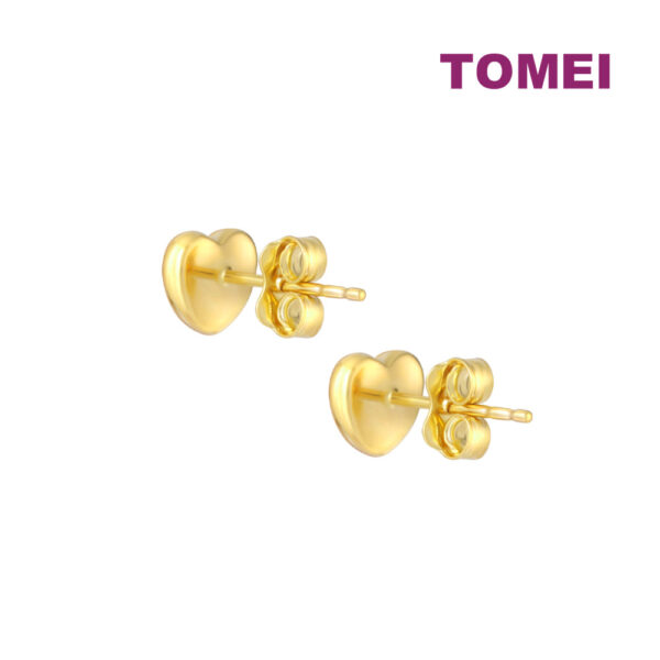 1000x1000_18July_0053_X4NSE8122-1C TOMEI Lusso Italia Mini Love Earrings, Yellow Gold 916