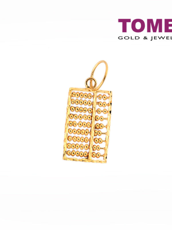 1000x1000px_9P0618068_1 TOMEI Classic Abacus Pendant, Yellow Gold 916