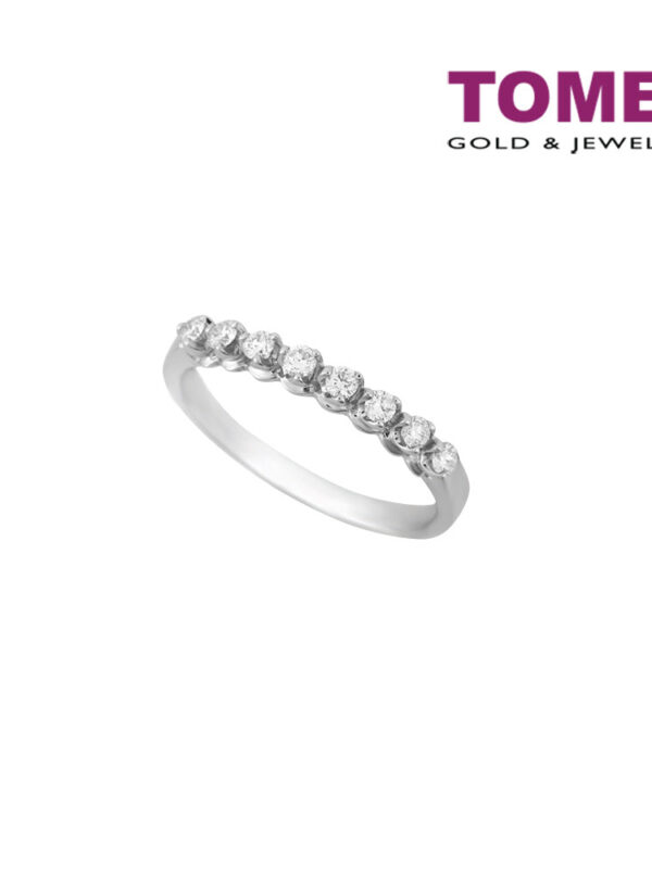 TOMEI Agleamed in Sparkling Virtuosity Ring, Diamond White Gold 585