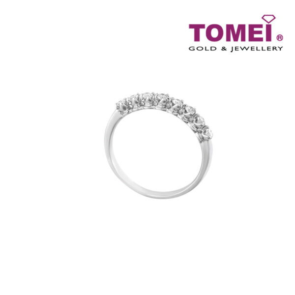 TOMEI Agleamed in Sparkling Virtuosity Ring, Diamond White Gold 585