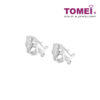 TOMEI Diamond Earrings, White Gold 750