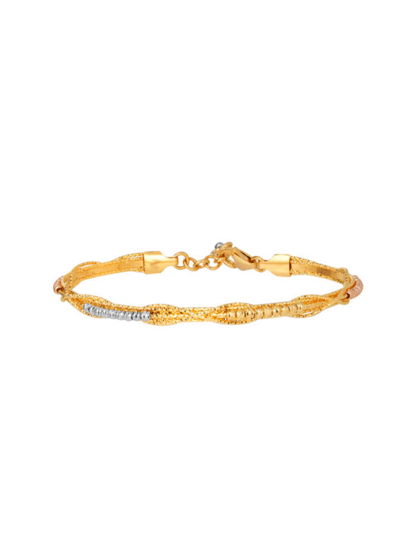 1100x762px_11April_0000_IL-BF-AR-8-3C TOMEI Lusso Italia Tri-Tone Slender Bangle, Yellow Gold 916