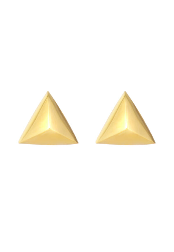 1100x762px_18JUly_0038_X3E13253-LP-1C TOMEI Lusso Italia Pyramid Earrings, Yellow Gold 916