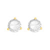1100x762px_24July_0017_DC-YG1332E-2C TOMEI Diamond Cut Collection Solitaire Earrings, Yellow Gold 916