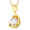 1100x762px_24July_0048_PP2191-2C TOMEI Bead In Cradle Pendant, Yellow Gold 916