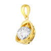 1100x762px_24July_0049_PP2191-2C TOMEI Bead In Cradle Pendant, Yellow Gold 916