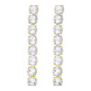 1100x762px_24July_0057_DC-YG1333E-2C TOMEI Diamond Cut Collection Eternity Earrings, Yellow Gold 916