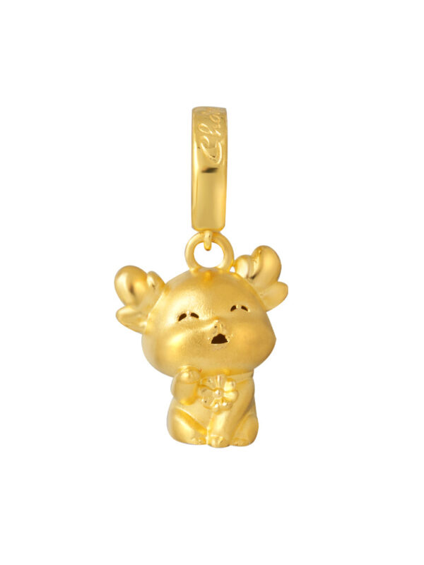 1100x762px_2Dec_0037_TM-C910-P-1C TOMEI Innocent Deer Charm, Yellow Gold 916
