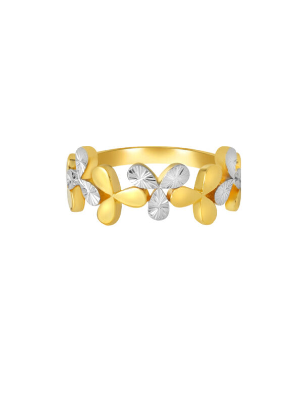 1100x762px_2Dec_0067_DC-YG1071R-2C TOMEI Diamond Cut Collection Petally Ring, Yellow Gold 916