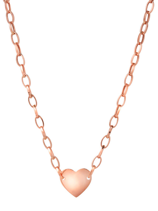 1100x762px_9FebWG_0016_2 TOMEI Love Chain Necklace, Rose Gold 585