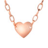 1100x762px_9FebWG_0017_2_VX3HON12541-R TOMEI Love Chain Necklace, Rose Gold 585