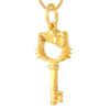 TOMEI x SANRIO Hello Kitty Key Pendant, Yellow Gold 916