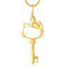 TOMEI x SANRIO Hello Kitty Key Pendant, Yellow Gold 916