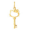 TOMEI x SANRIO Hello Kitty Key Pendant, Yellow Gold 916