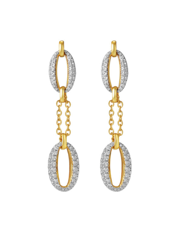 1100x762px_Raya_0024_DC-YG1343E-2C TOMEI Diamond Cut Collection Refined Oval Earrings, Yellow Gold 916
