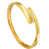 1100x762px_Raya_0034_AS-YG1502B-1C TOMEI Anastasia Extended C-Shape Bangle, Yellow Gold 916